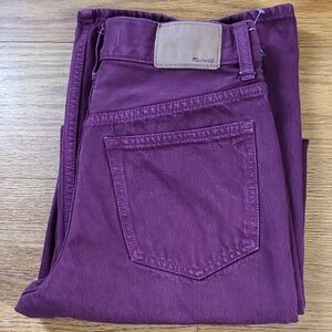 MADEWELL LOW SLUNG BAGGY 23x28 PRE-OWNED GIRLS WOMENS STRIGHT BUTTON FLY JEAN